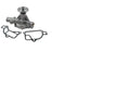 New for Allis Chalmers Forklift Water Pump 4942349