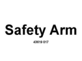FOR Genie 43619GT, 43619, DECAL- SAFETY ARM