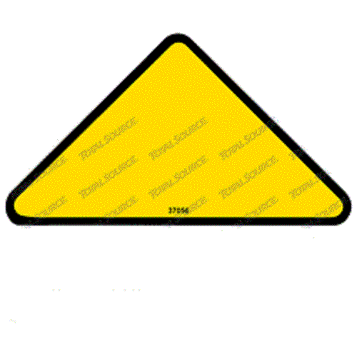 FOR GENIE GR-26J - DECAL - TRIANGLE YELLOW  37056GT