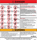 FOR SKYJACK 146526 DECAL - DANGER WARNING