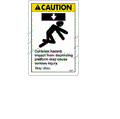 FOR GENIE GR-8 -  DECAL CAUTION COLLISION HAZARD  31077
