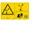 FOR GENIE GR-26J -  DECAL-LABEL-TILT ALARM  T110016GT