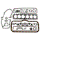 FOR NISSAN A0101-L622F, GASKET SET - OVERHAUL P40