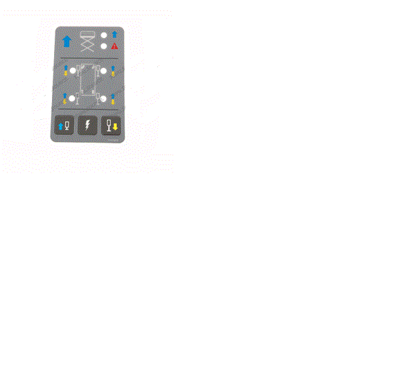 GENIE 114136, 114136GT PLATFORM CONTROL DECAL