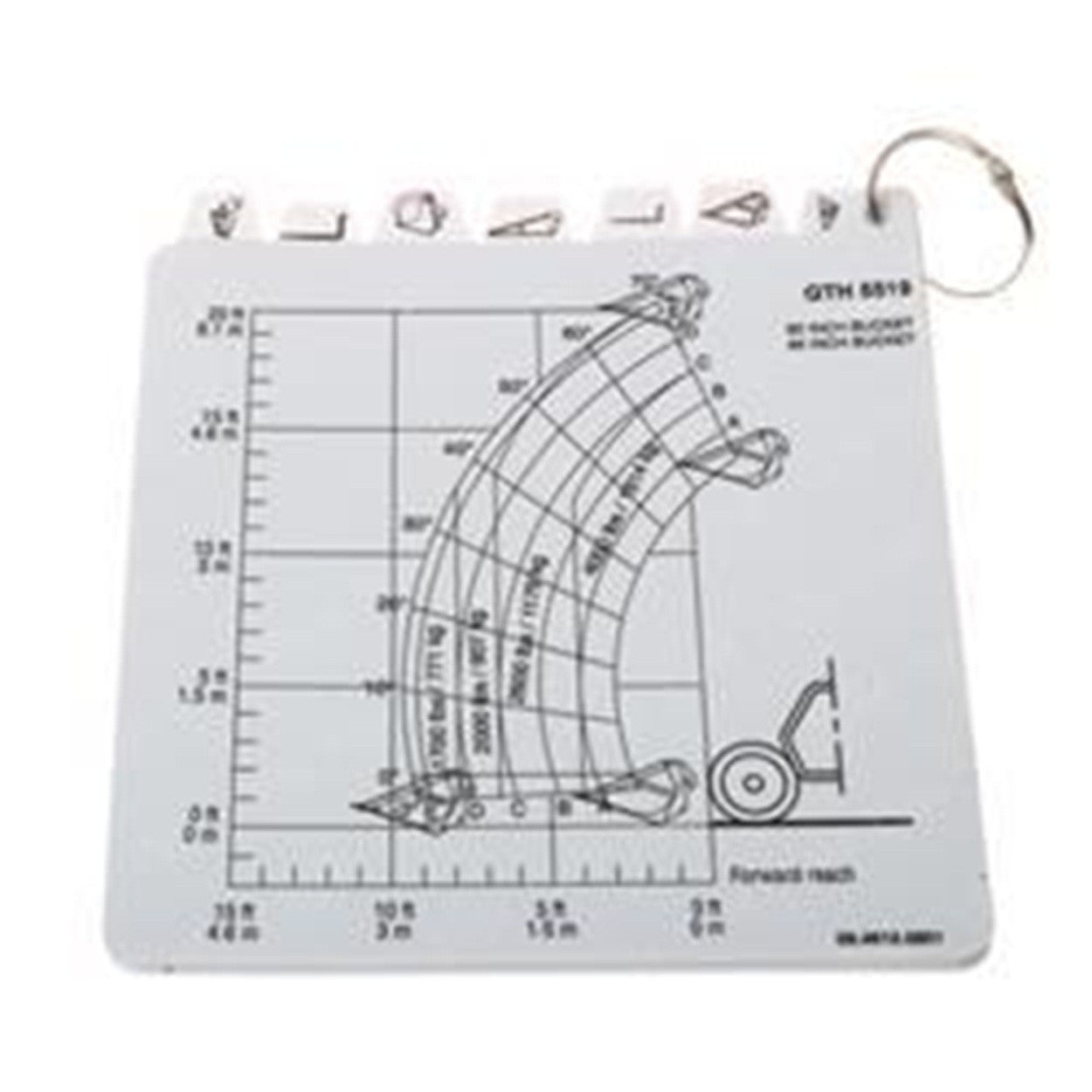 FOR GENIE LOAD CHARTS STANDARD KIT 55.0700.0166 55.0700.0166GT
