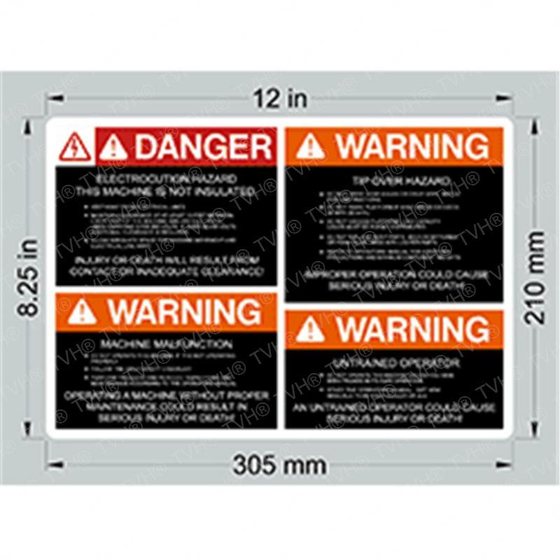 JLG 1702954 DECAL, (DANGER)