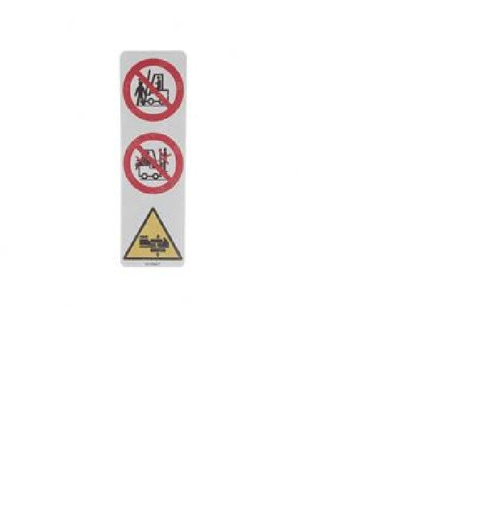 FOR YALE 277312300 DECAL - NO RIDERS