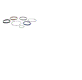 FOR GENIE LIFT CYLINDER SEAL KIT 105549, 105549GT