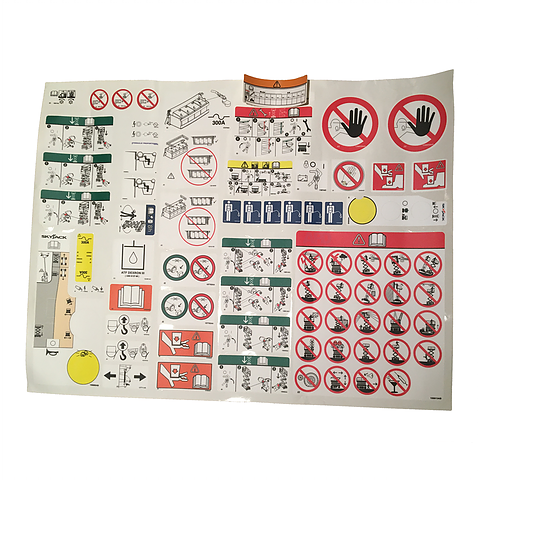 FOR SKYJACK 160631, LABEL KIT SJIII 32153219