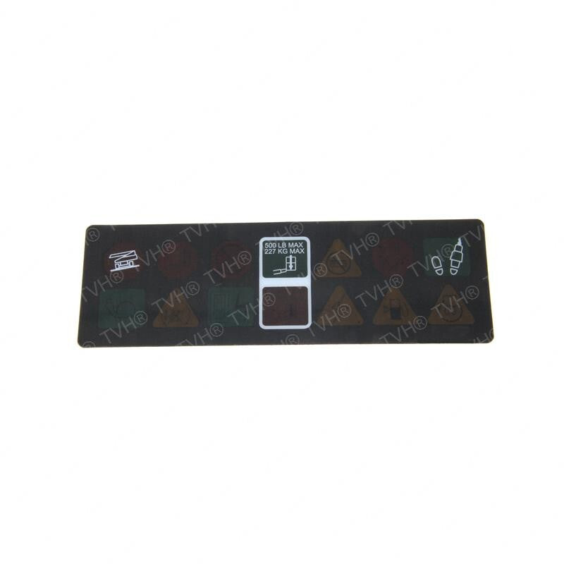 FOR JLG 1001121657, DECAL - PLATFORM DISPLAY, 600S