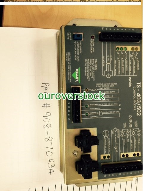for Kelly 908-870R3A / Kelly TS-403-502  - REPAIR