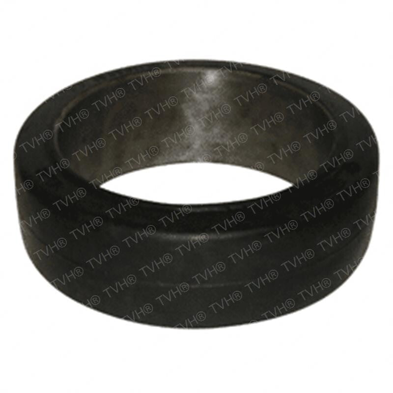 16.25 X 6 X 11.25 Forklift Tire Black Rubber - Smooth - !! Cheap Shipping !!
