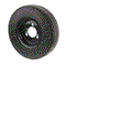TENNANT 369345, SOLID DRIVE TIRE,12.3X3.5, 3 BOLT