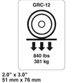 FOR GENIE GRC-12 DECAL LABEL WHEEL LOAD GRC12 133194 133194GT