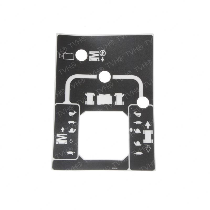 FOR SNORKEL 302781 PLACARD - PLATFORM CONTROL BOX