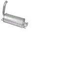FOR  HYSTER 15986282, MUFFLER