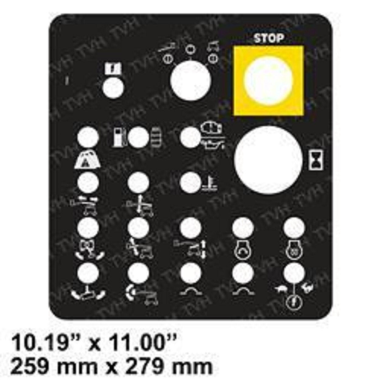 NEW For Genie Ground Control Box Overlay/Decal (Genie 72442, 72442GT)