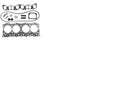for Hyster 0346531, Head Gasket Kit