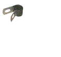 FOR GENIE 13268, 13268GT CLAMP - 3/8 I.D. 5/8 WIDTH EPDM STEEL COVERED CLAMP