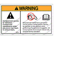 FOR GENIE GR-26J - DECAL - CAUTION COMPART ACCESS  28175GT