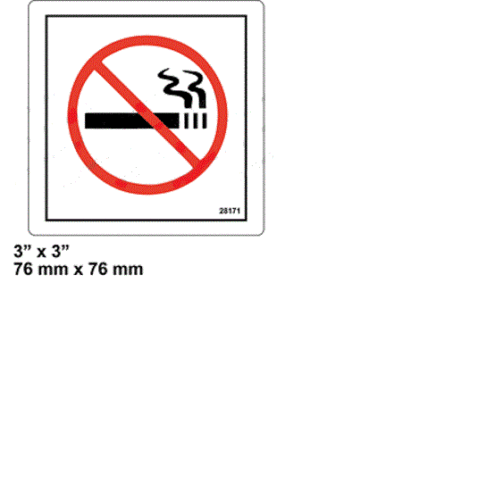 FOR GENIE GR-8 -  DECAL - NO SMOKING  28171