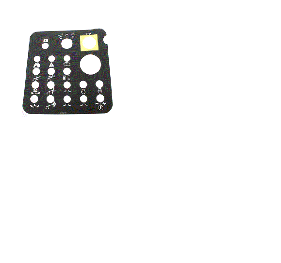 FOR GENIE 82455 DECAL GROUND CONTROL PANEL