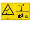 FOR Genie GR-20j -  DECAL-LABEL-TILT ALARM  T110016GT