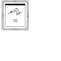 FOR GENIE GS-1530 - 44981 DECAL, PICTORIAL - (AIRLINE TO PLATFORM)