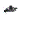 FOR Bobcat Skid Steer Water Pump 93187-3
