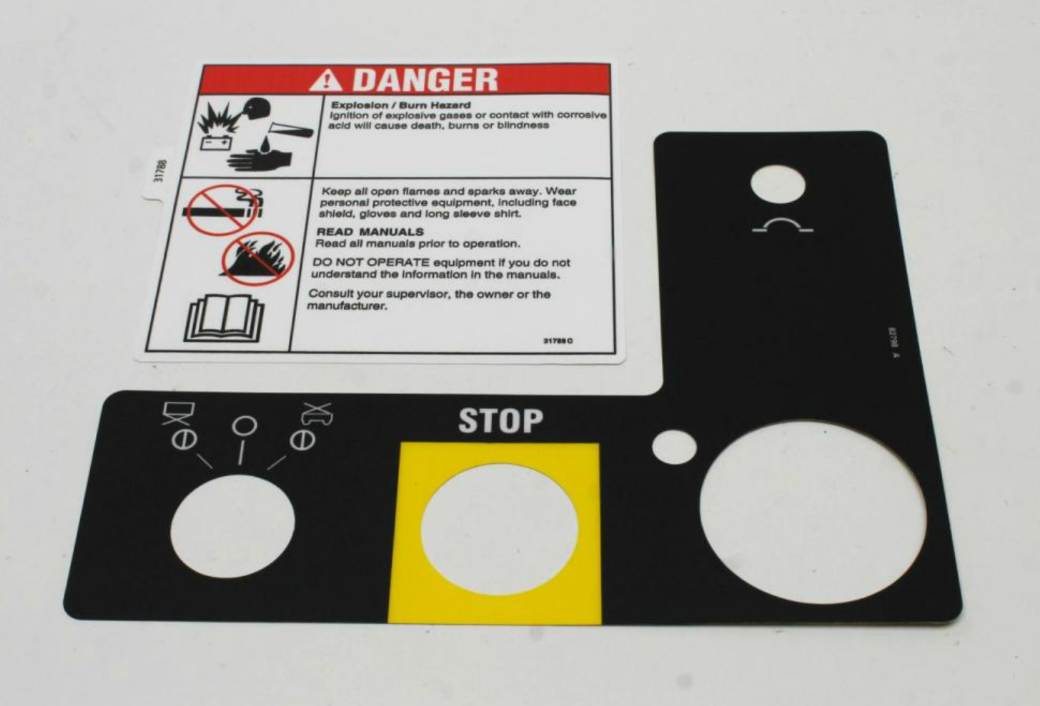 GENIE 114046GT, 114046, DECAL KIT - WORDS GS3384 AND GS90