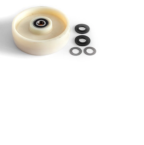 090187000 STEER WHEEL ASSY, NYLON W/ BEARINGS FOR MULTITON TM55 HYDRAULIC UNIT