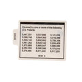 FOR GENIE GRC-12 DECAL - PATENTS 38149 38149GT