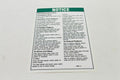 FOR GENIE OPERATING INSTRUCTIONS DECAL 43090, 43090GT
