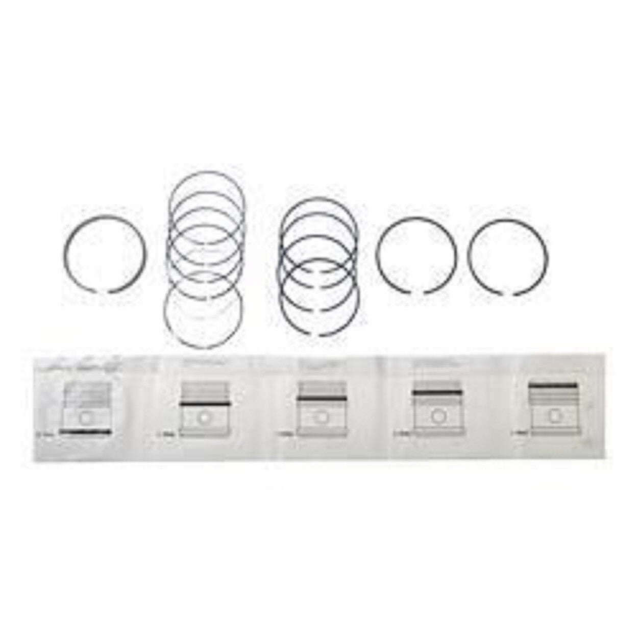 FOR PERKINS RING SET - PISTON (1) 41158057