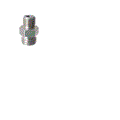 FOR GENIE GR-8 -  CONNECTOR - STRAIGHT THREAD TUBE 3/8 IN - 6F5OLO-S 48916