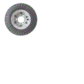 TENNANT 61597, NON MARKING,TIRE + WHEEL - 4.10/3.50-6, 3 BOLT