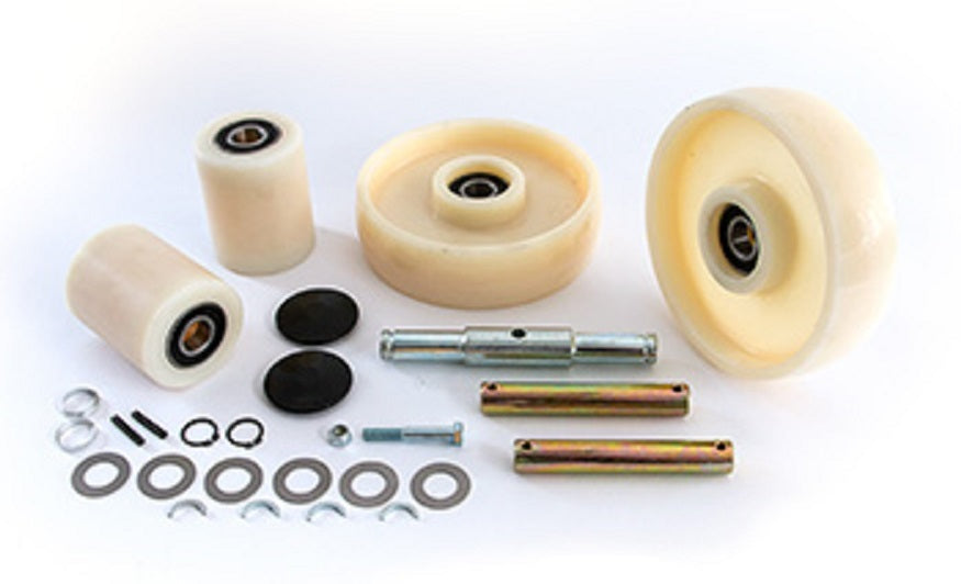 for Mighty Lift ML55 (Nylon) Pallet Jack Complete Wheel Kit