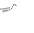 KOMATSU 3EB-03-21312, FORKLIFT MUFFLER