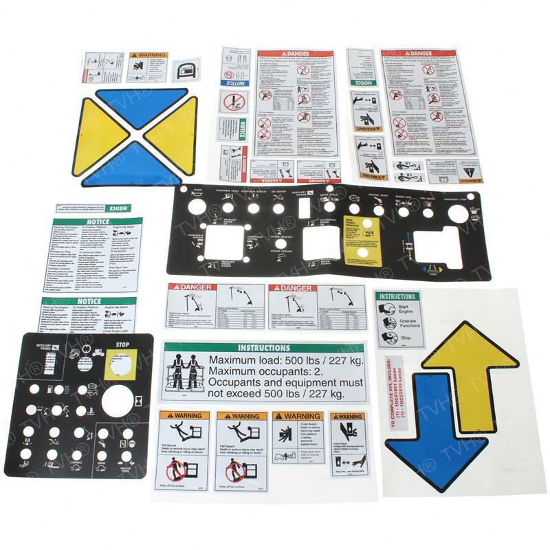 for Genie 82001, 82001GT, Decal Kit