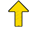FOR Genie GR-20j -  DECAL - ARROW YELLOW  37054GT