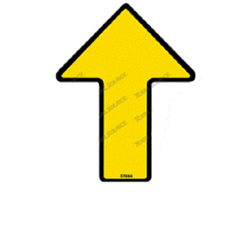 FOR Genie GR-20j -  DECAL - ARROW YELLOW  37054GT