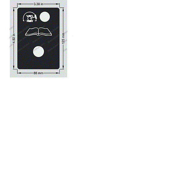 FOR GENIE 82646, 82646GT DECAL DRIVE ENABLE PATCH