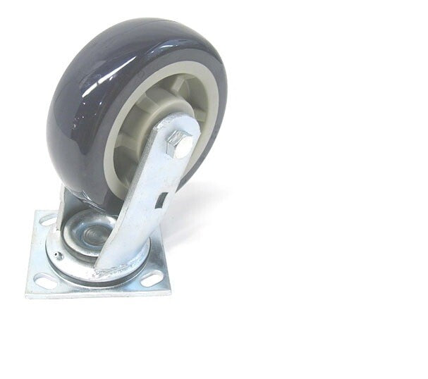 Stocking Carts Casters, 11 Series Swivel Assembly Mold-On Poly
