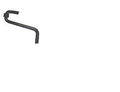 For Caterpillar 91402-25200, FORKLIFT RADIATOR HOSE, RUBBER