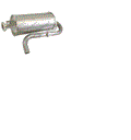FOR TOYOTA 17510-22750-71, FORKLIFT MUFFLER