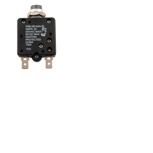 for SNORKEL 3040068, BREAKER - PANEL MOUNT CIRCUIT 20 AMP - PUSH BUTTON RESET