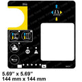 FOR GENIE DECAL - CONTROL PANEL 78673 78673GT