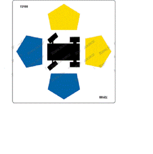 FOR GENIE GR-12 DECAL, DIRECTIONAL ARROWS 72188
