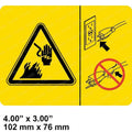 FOR GENIE GRC-12 DECAL - ELECT HAZARD 114334 114334GT