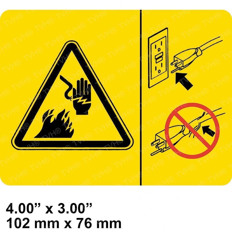FOR GENIE GRC-12 DECAL - ELECT HAZARD 114334 114334GT
